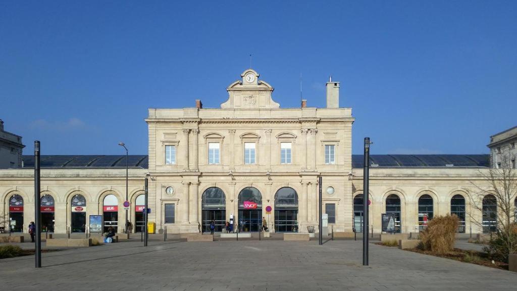 Charmant Studio Proche Gare Centre, Centre Ville Et Lycee Roosevelt Reims Eksteriør bilde